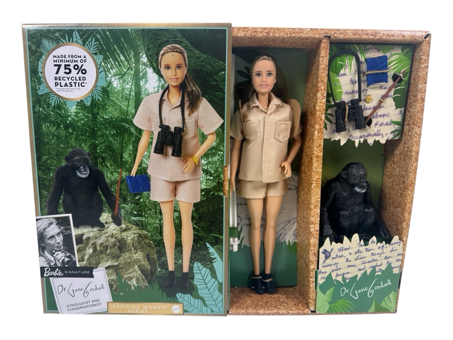 Dr. Jane Goodall Barbie® Inspiring Women™ Doll, New in Box [Photo 1]