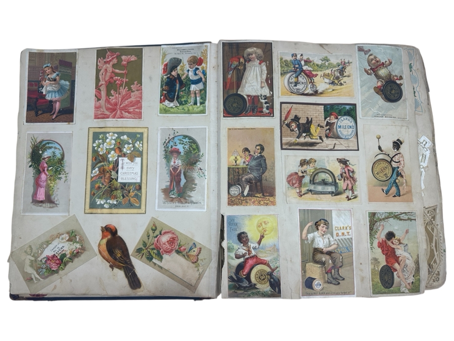 Antique Victorian Scrapbook - See Photos [Photo 1]