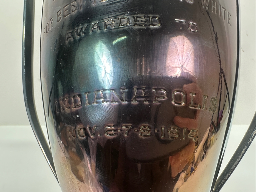 Antique Silver-Plate J.E Caldwell Trophy from 1914 [Photo 4]