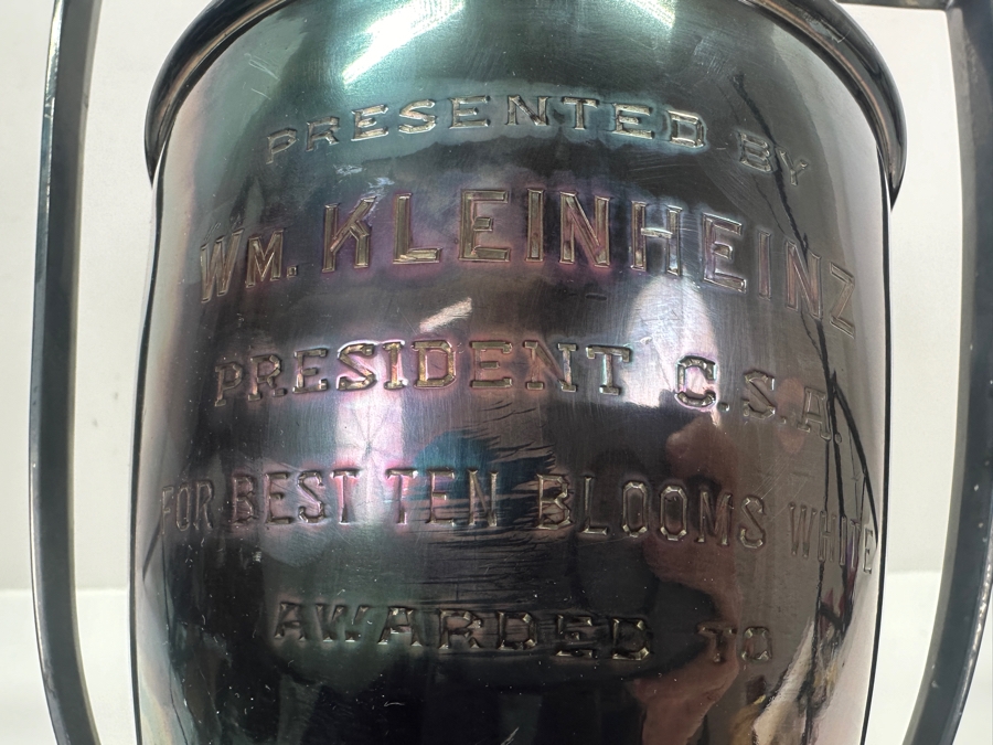 Antique Silver-Plate J.E Caldwell Trophy from 1914 [Photo 2]