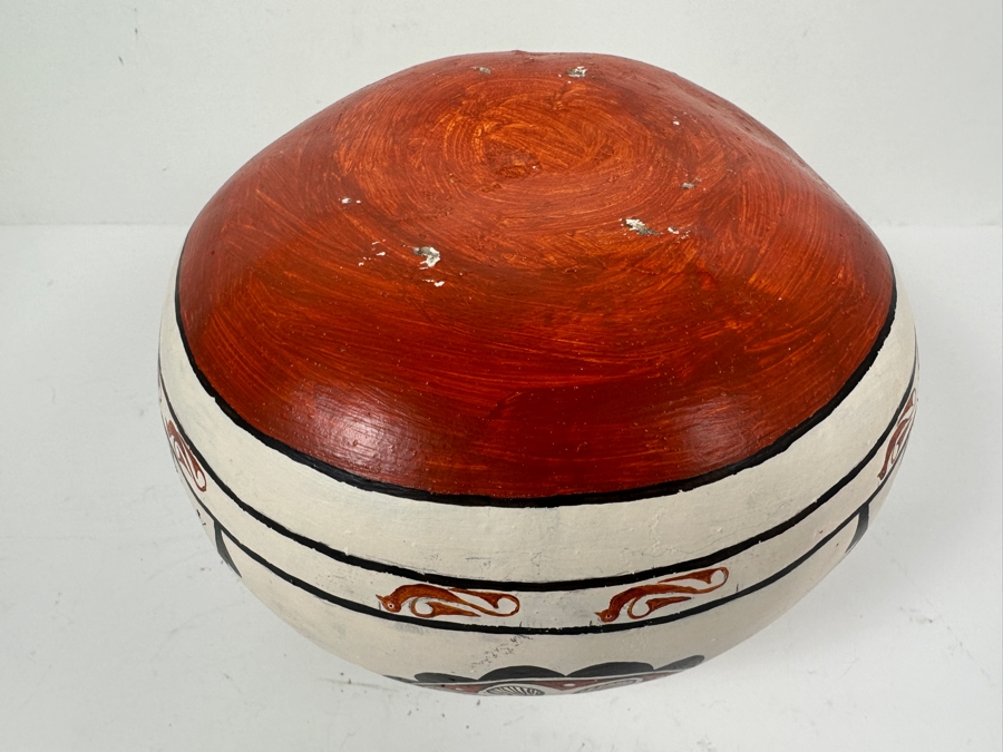 Hand Painted Gourd 9.5W X 7H [Photo 4]