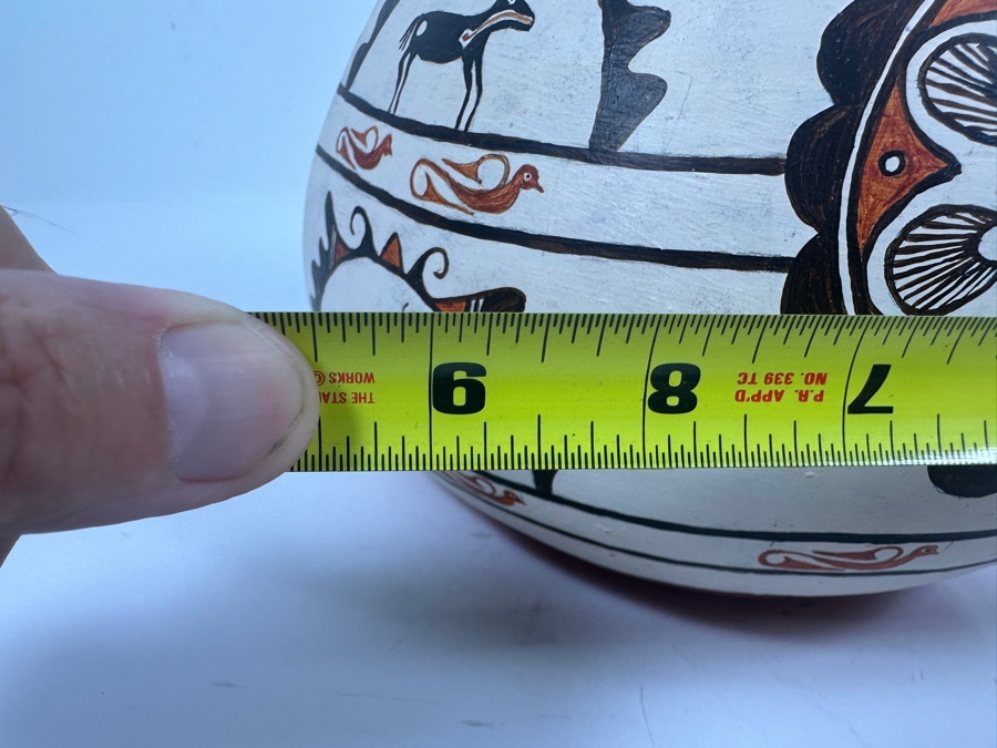 Hand Painted Gourd 9.5W X 7H [Photo 5]