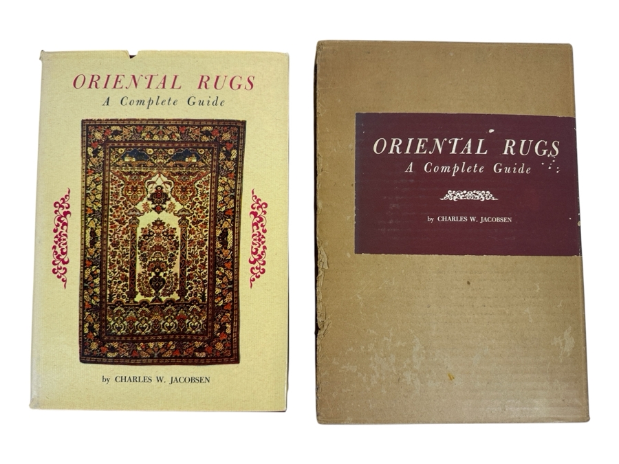 Hardcover Book With Slipcase Oriental Rugs: A Complete Guide By Charles W. Jacobsen [Photo 1]
