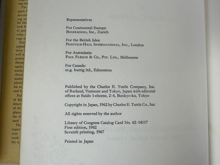 Hardcover Book With Slipcase Oriental Rugs: A Complete Guide By Charles W. Jacobsen [Photo 3]