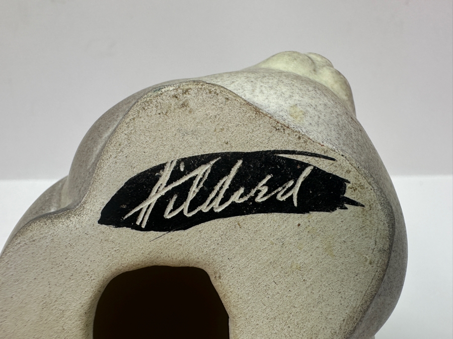 Vintage Art Pottery Hildred Reents Rabbit Figurine 4'W x 4'H [Photo 8]