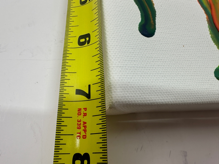 Small Original Mixed-Media Melting Crayons Artwork On Canvas 5W X 7H [Photo 7]