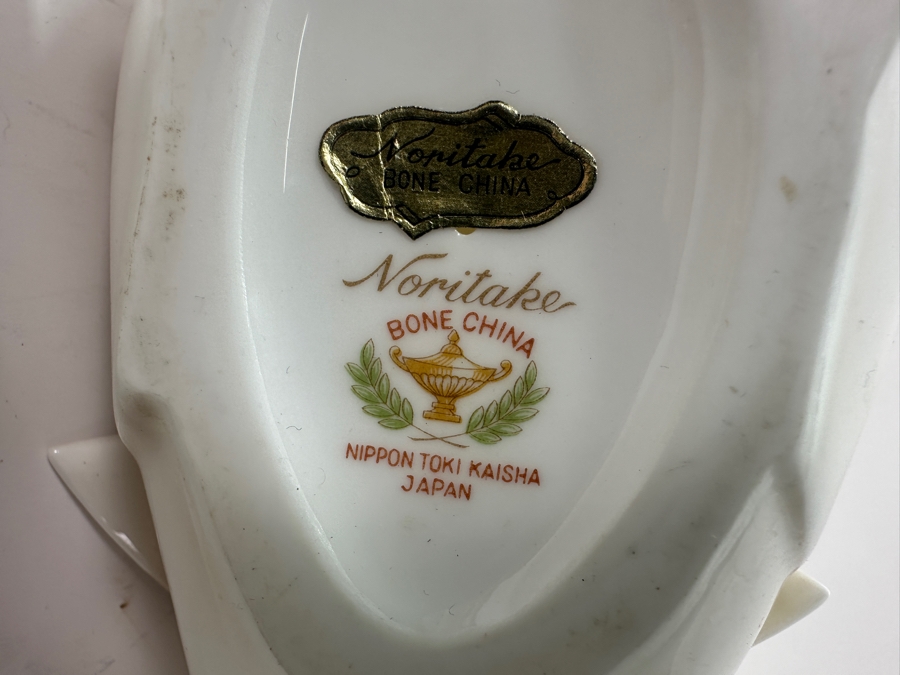 Vintage Noritake Nippon Toki Kaisha Mandarin Duck Figurine 8.25'W x 5.25'H [Photo 8]