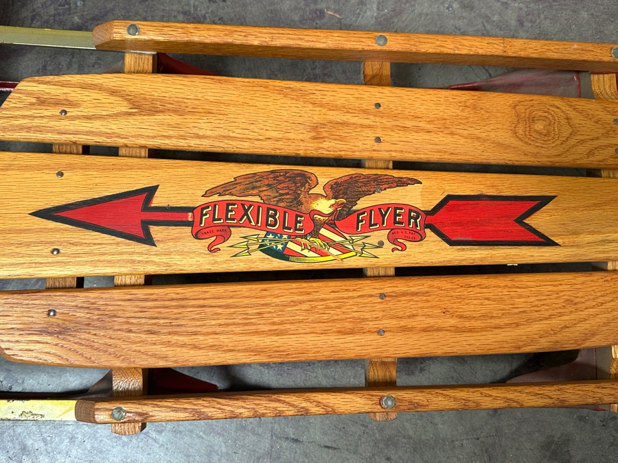 Vintage 1970's Flexible Flyer Snow Sled, Philadelphia, PA Model 41 [Photo 3]