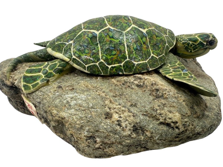 Original Sea Turtle Sculpture by Latzman 5'W [Photo 1]