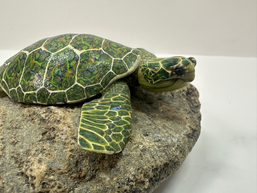 Original Sea Turtle Sculpture by Latzman 5'W [Photo 7]