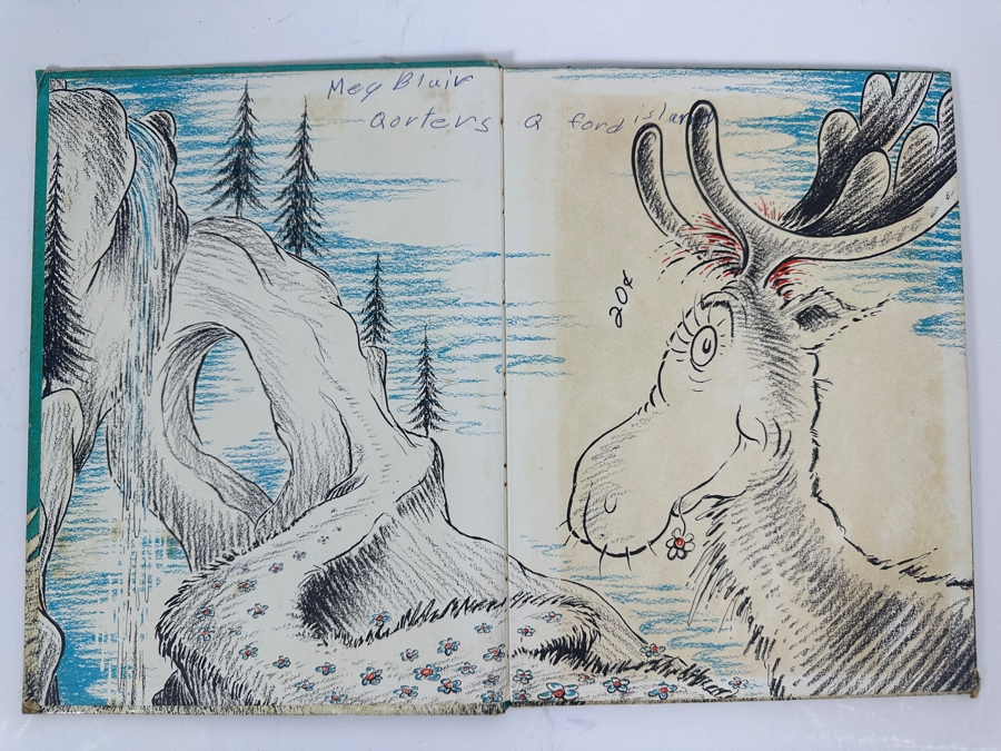 Vintage 1948 First Edition Dr. Suess 'Thidwick The Big-Hearted Moose' [Photo 2]