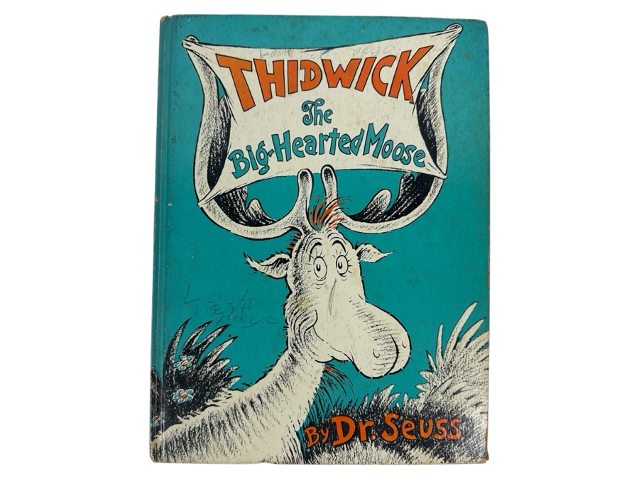 Vintage 1948 First Edition Dr. Suess 'Thidwick The Big-Hearted Moose'