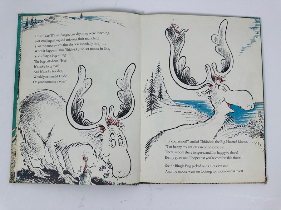 Vintage 1948 First Edition Dr. Suess 'Thidwick The Big-Hearted Moose' [Photo 6]