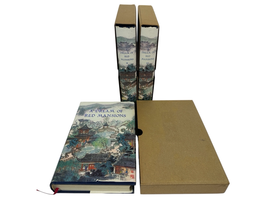 First Edition 1978/80 Set of 'A Dream of Red Mansions' by Cao Xueqin and Gao E. Classic Chinese Novels