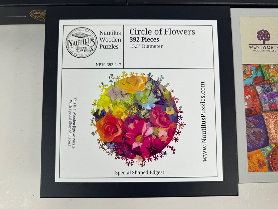 Lot of (4) Wooden Jigsaw Puzzles [Photo 3]