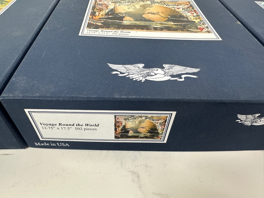 Lot of (3) Liberty Wooden Jigsaw Puzzles [Photo 7]