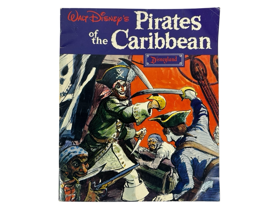 Vintage 1968 Disney Pirates of the Caribbean Souvenir Program Book
