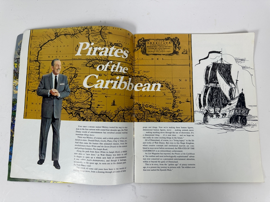 Vintage 1968 Disney Pirates of the Caribbean Souvenir Program Book [Photo 4]