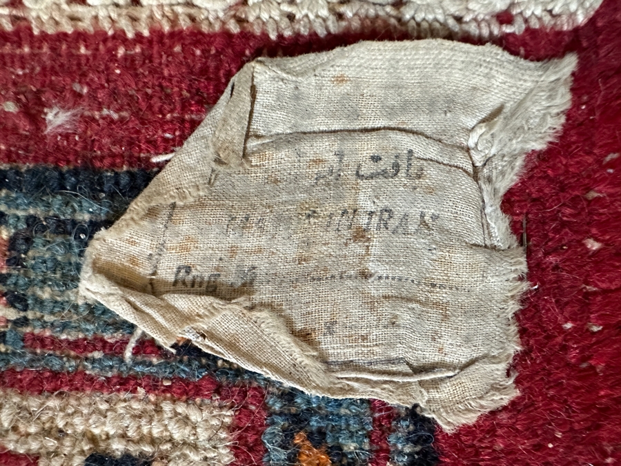 Just Added - Stunning Large Vintage Hand Knotted Wool Persian Area Rug Made In Iran 110 X 142 [Photo 7]