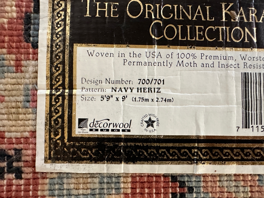 Just Added - Karastan Wool Area Rug 5'9' X 9' [Photo 8]