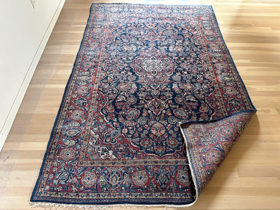 Just Added - Stunning Vintage Hand Knotted Persian Area Rug 50 X 79 [Photo 7]