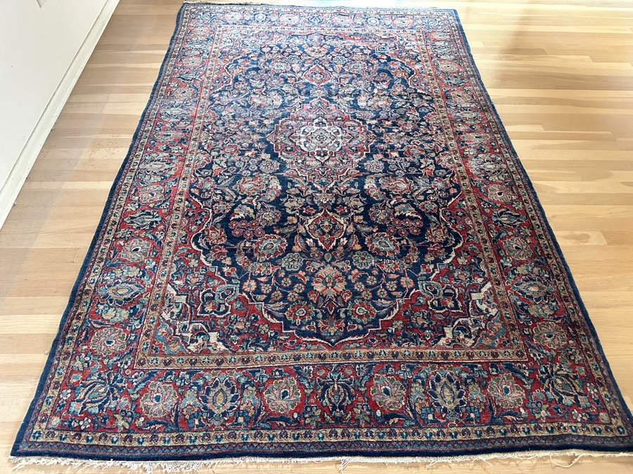 Just Added - Stunning Vintage Hand Knotted Persian Area Rug 50 X 79 [Photo 3]
