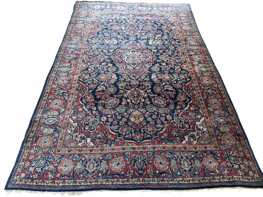 Just Added - Stunning Vintage Hand Knotted Persian Area Rug 50 X 79 [Photo 1]