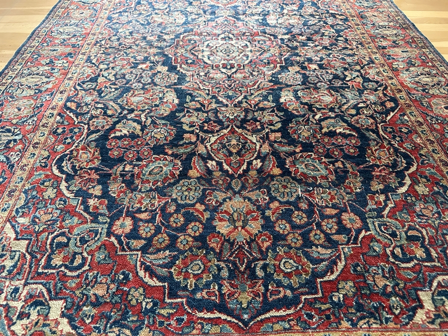 Just Added - Stunning Vintage Hand Knotted Persian Area Rug 50 X 79 [Photo 5]