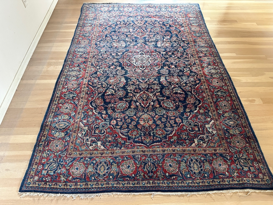 Just Added - Stunning Vintage Hand Knotted Persian Area Rug 50 X 79 [Photo 2]