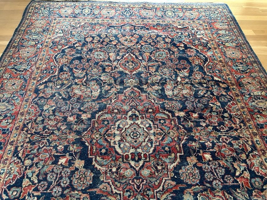 Just Added - Stunning Vintage Hand Knotted Persian Area Rug 50 X 79 [Photo 6]