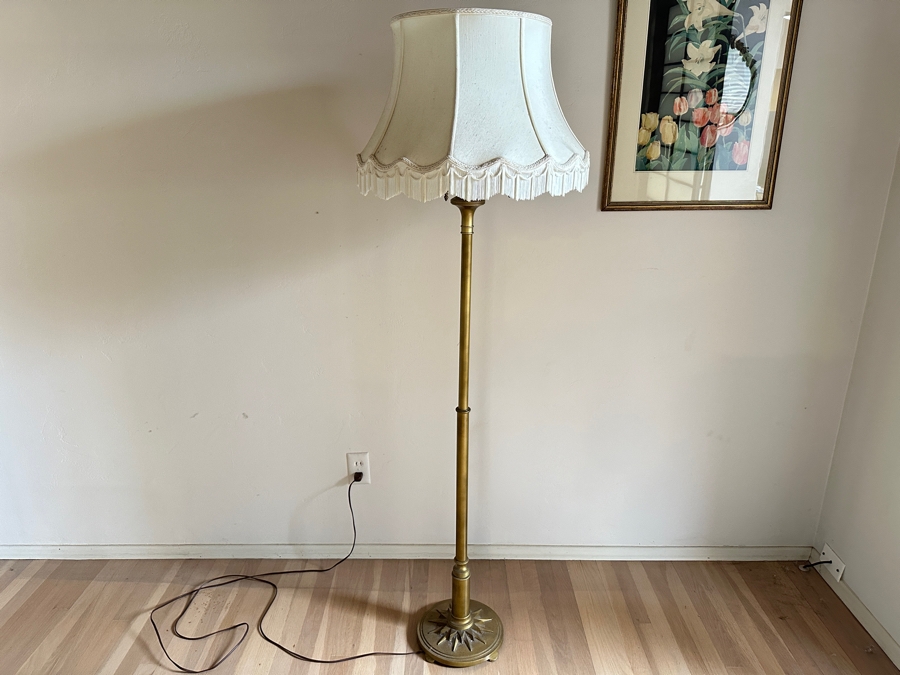 Just Added - Vintage Floor Lamp 62.5H