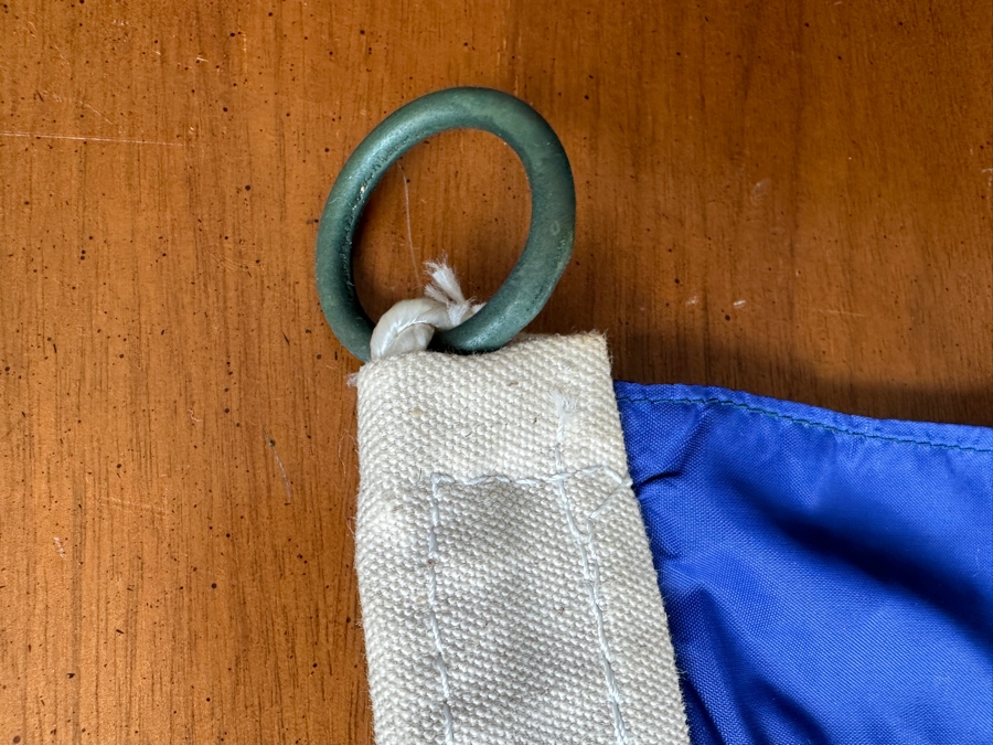 Just Added - Vintage US Navy Ship's Command Pennant 30 X 24 [Photo 5]