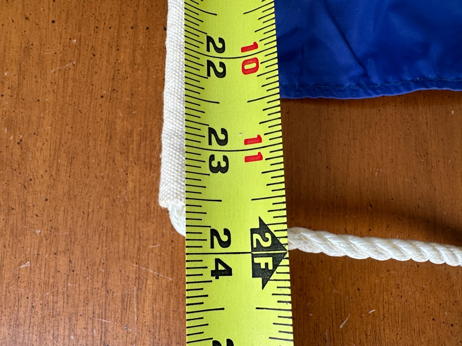 Just Added - Vintage US Navy Ship's Command Pennant 30 X 24 [Photo 7]