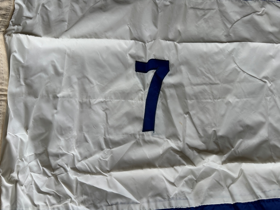 Just Added - Vintage US Navy Ship's Command Pennant 30 X 24 [Photo 3]