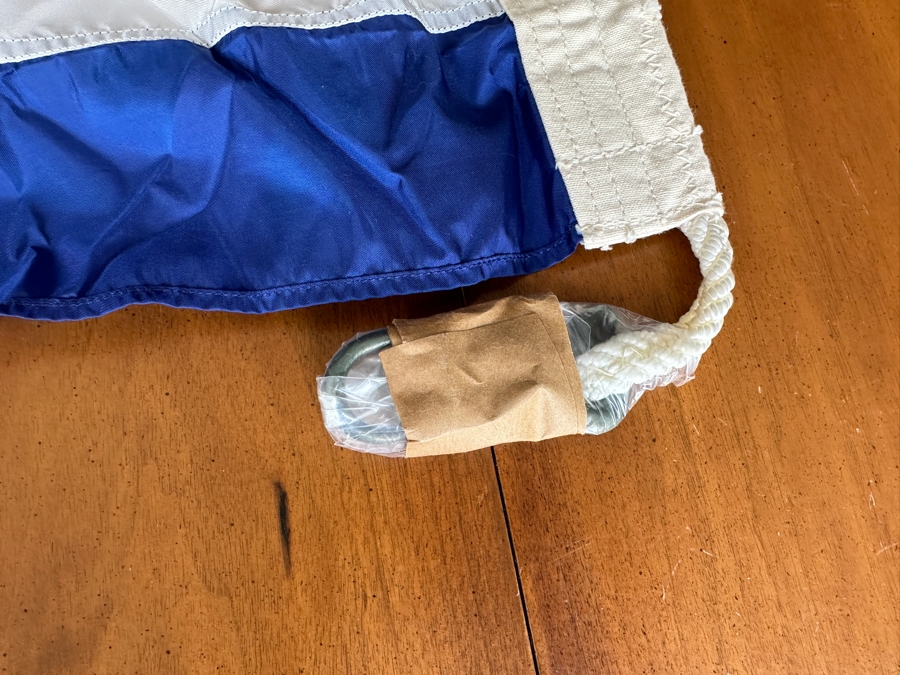 Just Added - Vintage US Navy Ship's Command Pennant 31 X 26 [Photo 6]