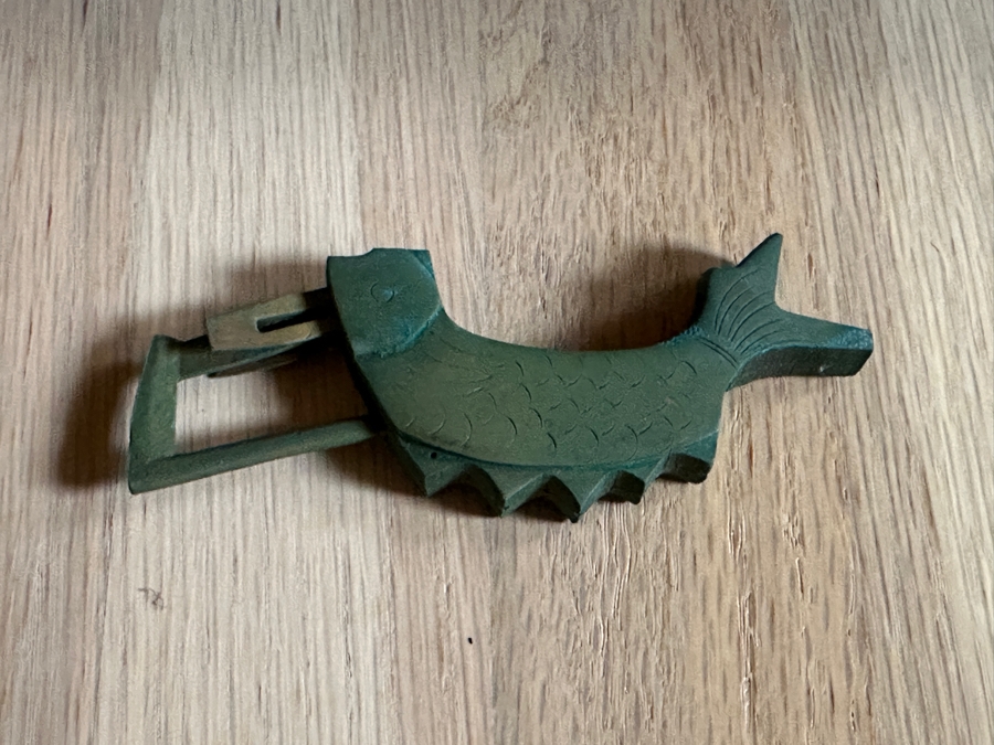 Just Added - Vintage Beautiful Chinese Hand Painted Wooden Trunk Chest Box 32W X 15D X 17.5H [Photo 9]