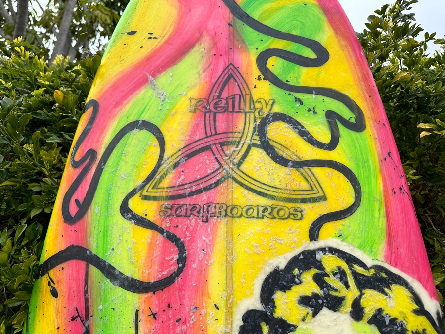 Just Added - Reilly Surfboards 9'1' Surfboard Shaped By Sean Reilly Maui Hawaii With Custom Marilyn Monroe Artwork [Photo 4]