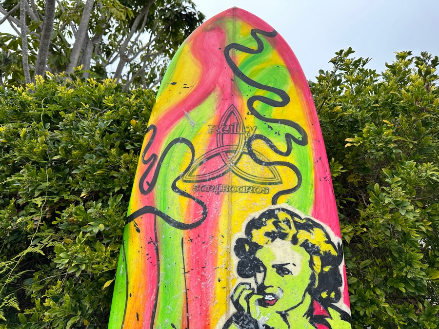 Just Added - Reilly Surfboards 9'1' Surfboard Shaped By Sean Reilly Maui Hawaii With Custom Marilyn Monroe Artwork [Photo 3]