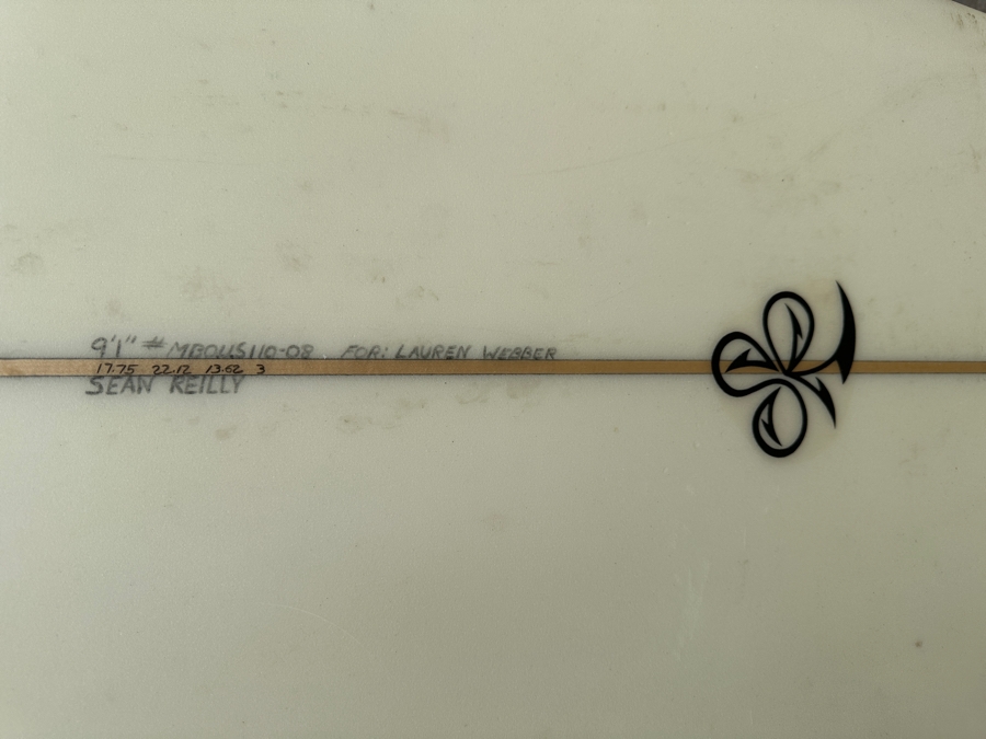 Just Added - Reilly Surfboards 9'1' Surfboard Shaped By Sean Reilly Maui Hawaii With Custom Marilyn Monroe Artwork [Photo 7]