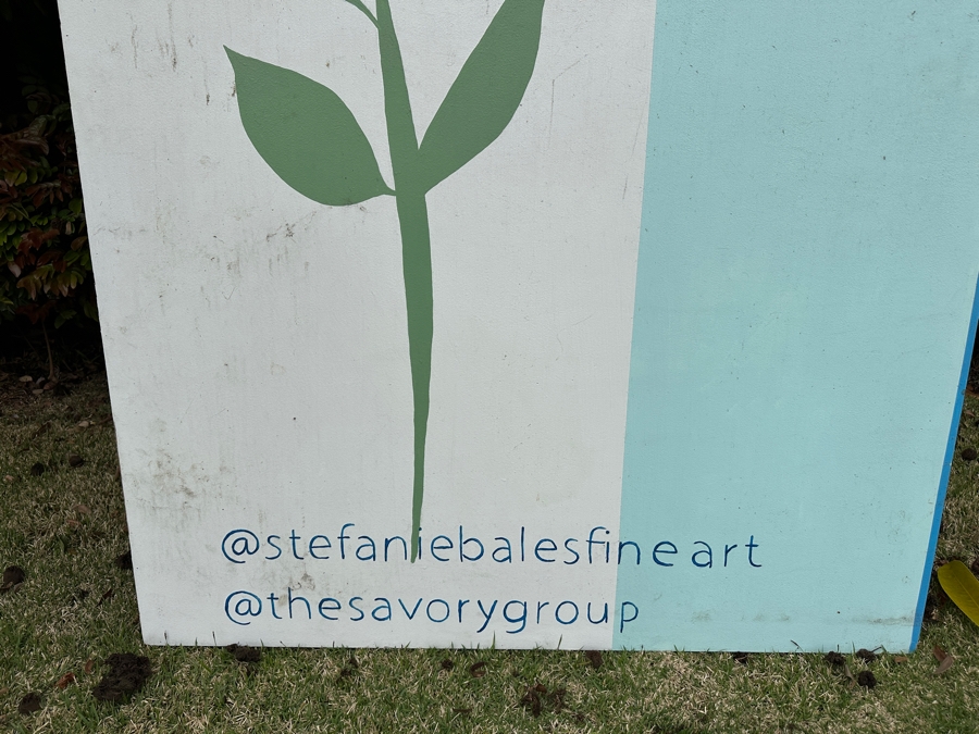 Just Added - Large Original Painting On Board By Stefanie Bales 4'W X 8'H [Photo 6]