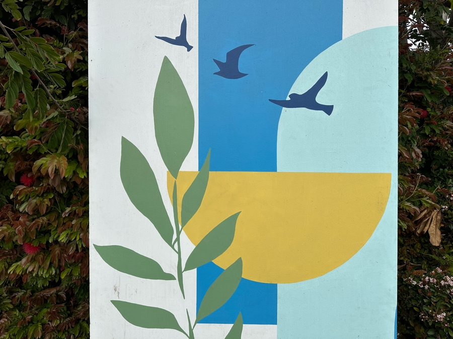 Just Added - Large Original Painting On Board By Stefanie Bales 4'W X 8'H [Photo 4]