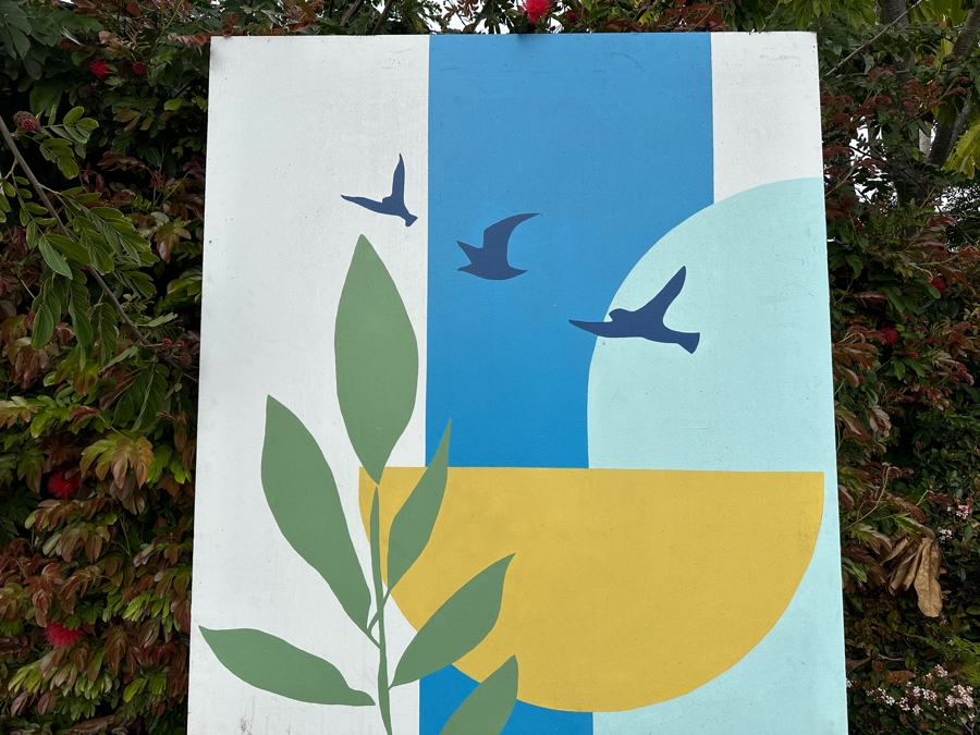 Just Added - Large Original Painting On Board By Stefanie Bales 4'W X 8'H [Photo 5]