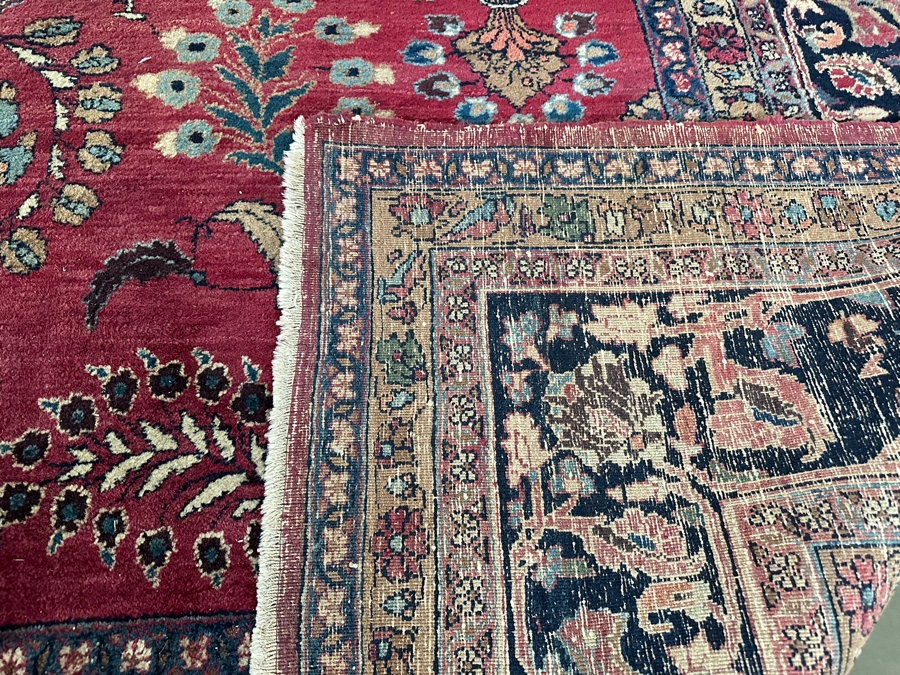 Just Added - Stunning Large Hand Knotted Wool Persian Area Rug 117 X 163 [Photo 10]