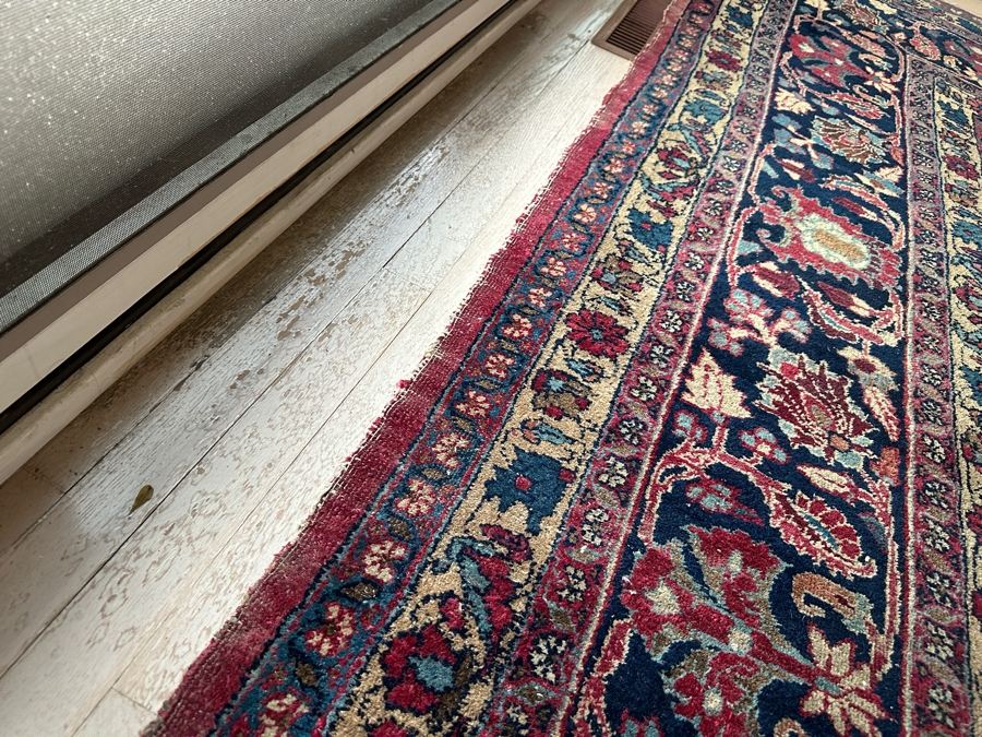 Just Added - Stunning Large Hand Knotted Wool Persian Area Rug 117 X 163 [Photo 13]