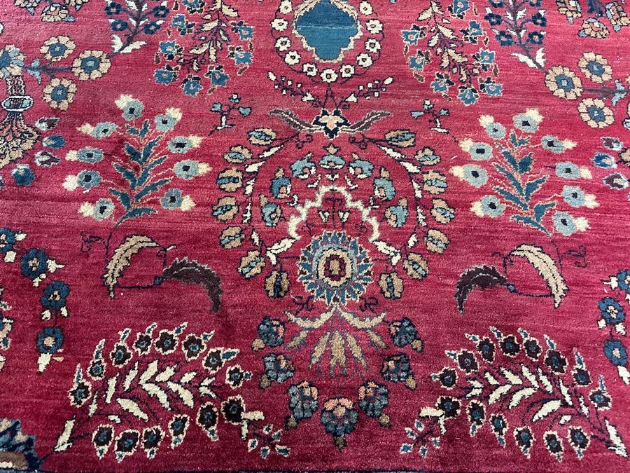 Just Added - Stunning Large Hand Knotted Wool Persian Area Rug 117 X 163 [Photo 6]