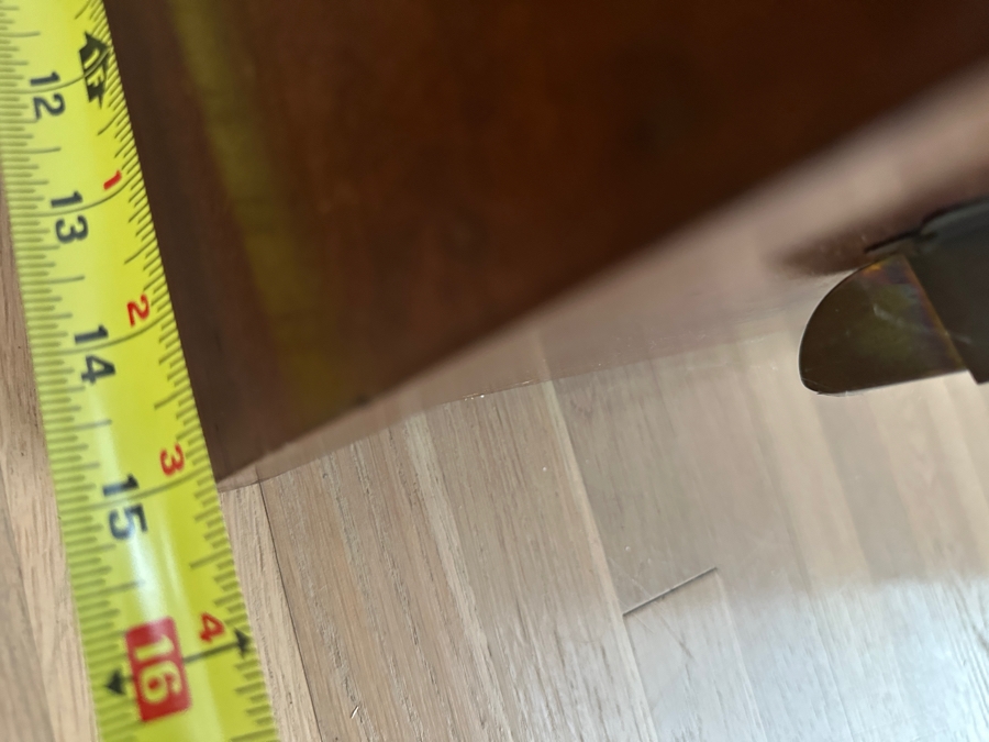 Just Added - Antique Walnut And Brass Coal Scuttle Box 13W X 15D X 16.5H [Photo 7]