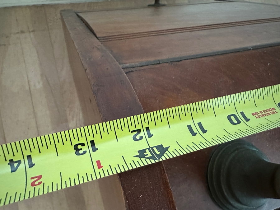 Just Added - Antique Walnut And Brass Coal Scuttle Box 13W X 15D X 16.5H [Photo 6]