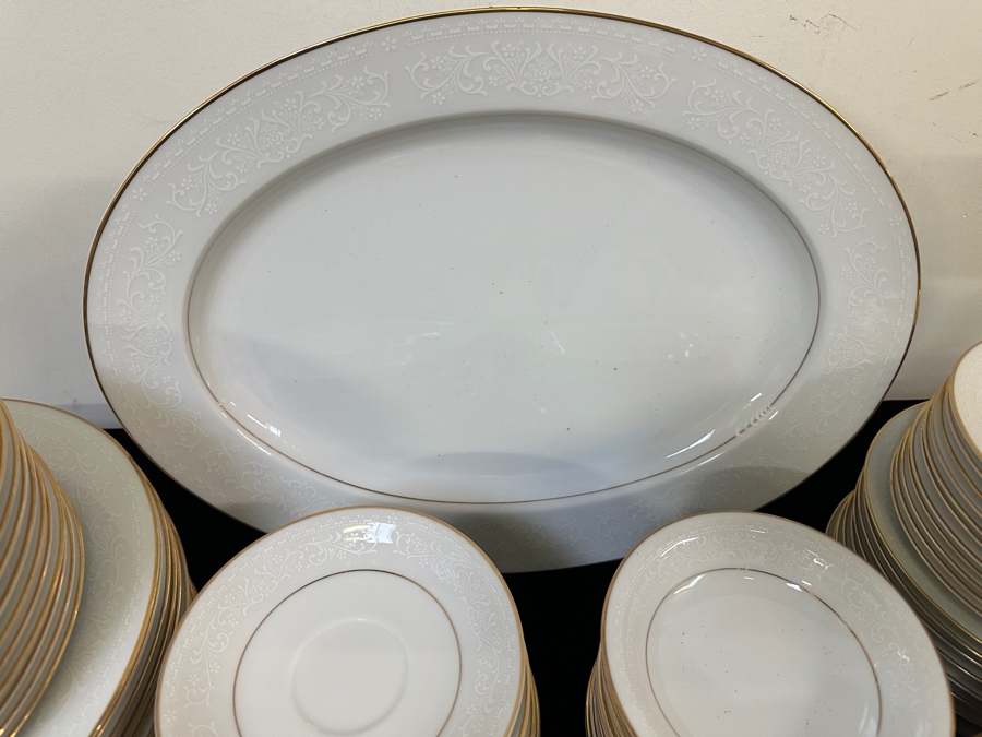 Just Added - Noritake Guenevere China Service Approximate Service For 11-12 [Photo 7]