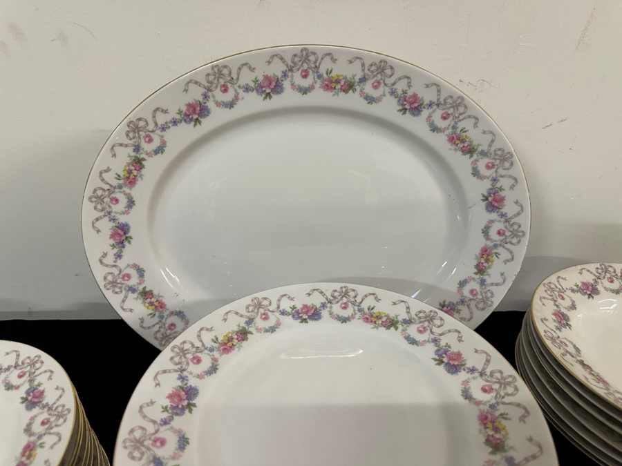 Just Added - Vintage French Limoges L. Bernardaud & Co. China Service Approximate Service For 8+ [Photo 3]