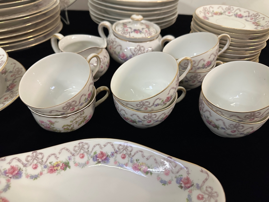 Just Added - Vintage French Limoges L. Bernardaud & Co. China Service Approximate Service For 8+ [Photo 6]